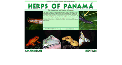 Desktop Screenshot of panamaherps.info